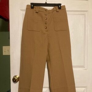 Sezane Chuck Trousers Camel - Size 10 NWOT